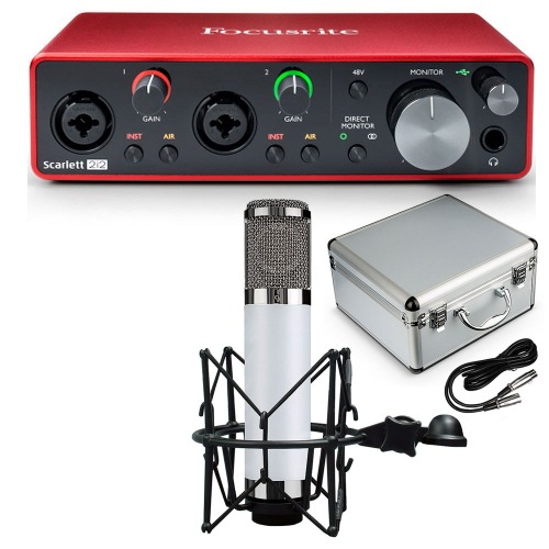 포커스라이트 스칼렛 4i4 + UM900 스튜디오 마이크 3세대 오디오 인터페이스